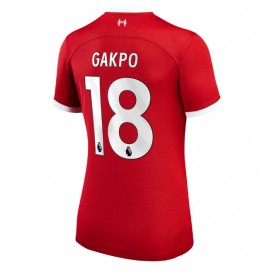 Liverpool Cody Gakpo #18 Heimtrikot 2023-24 Kurzarm